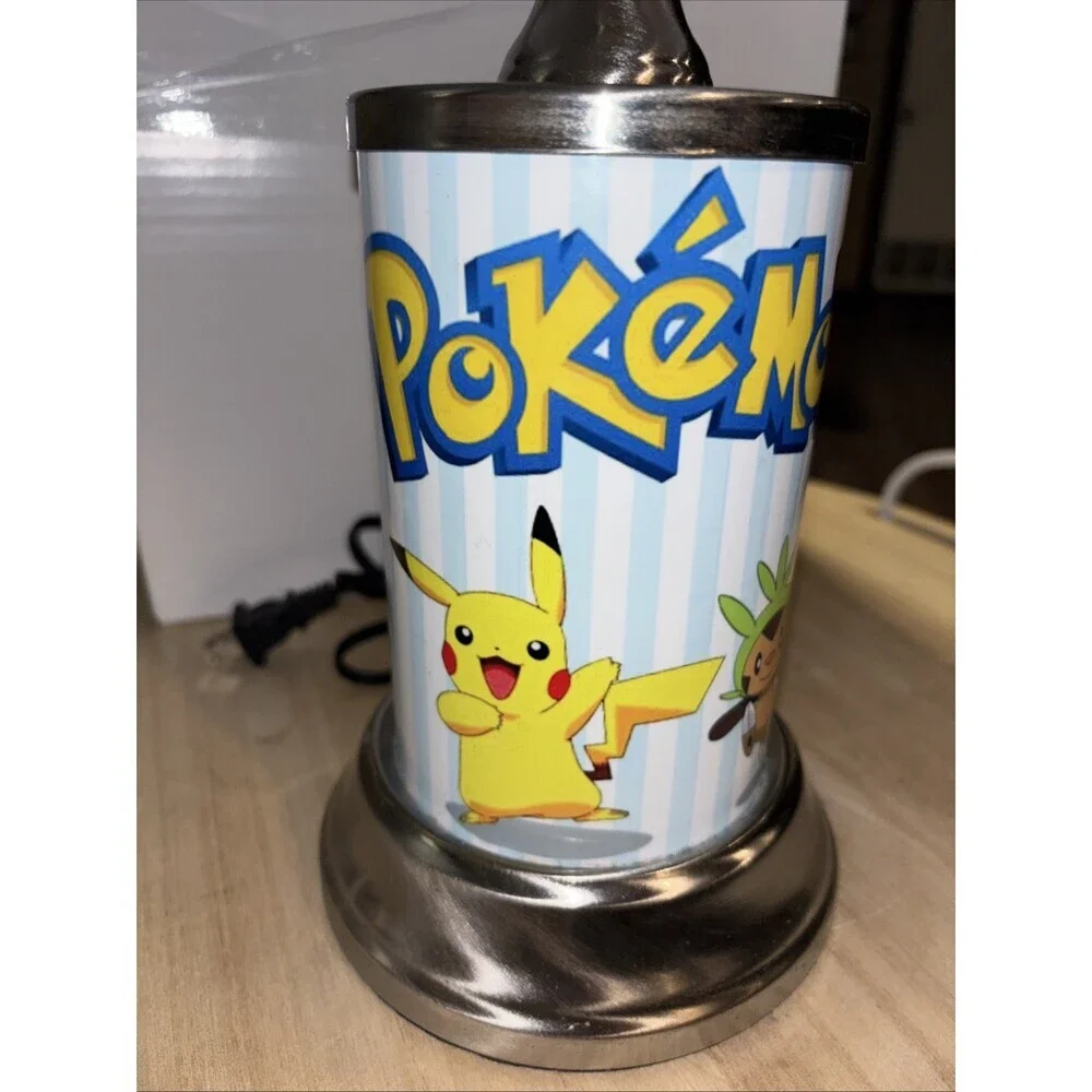Pokémon Lamp Silver Shade Pokemon Pikachu Chespin Fennekin Froakie Metal